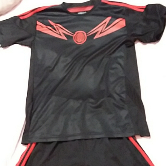 red and black jersey